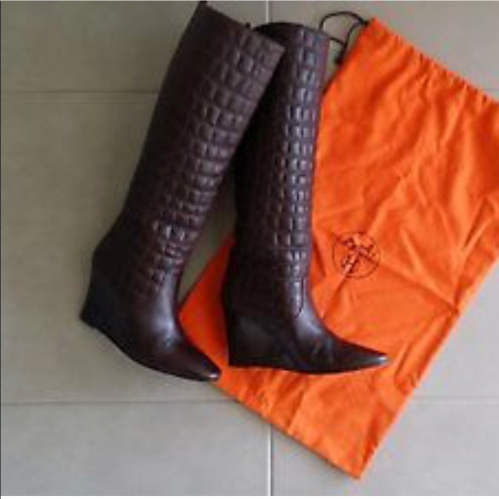 Hermès Wedge Boots